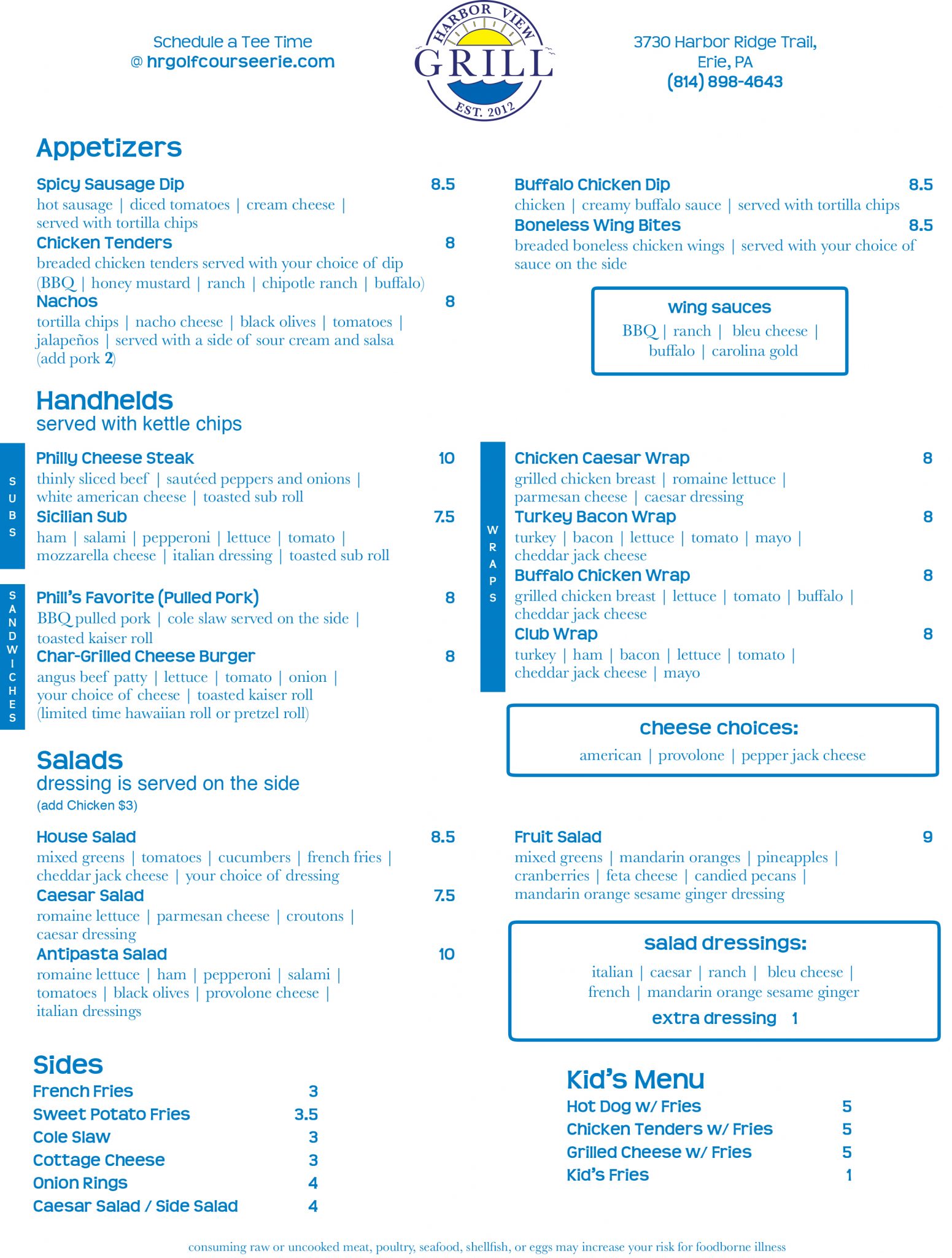 Harbor View Grill Harbor Ridge Golf Course & Harbor View Grill